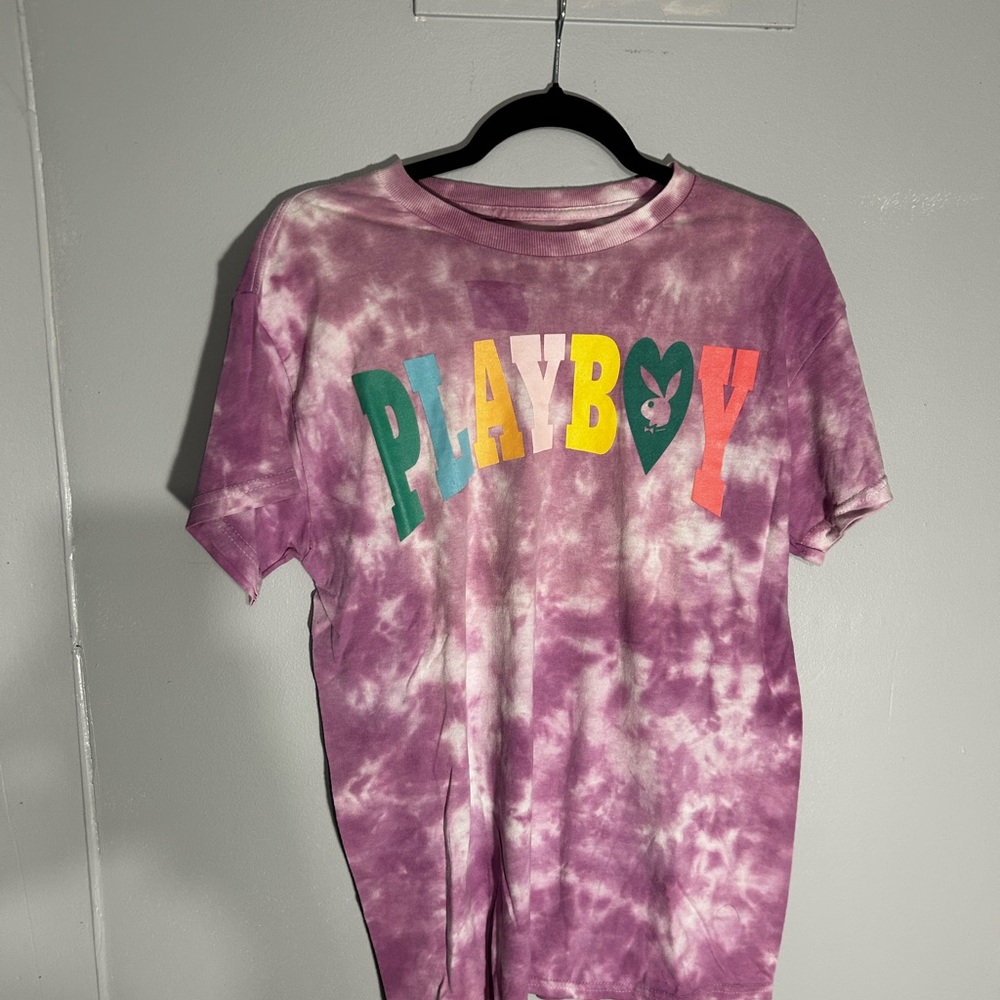 Playboy Pink Tie-Dye T-Shirt